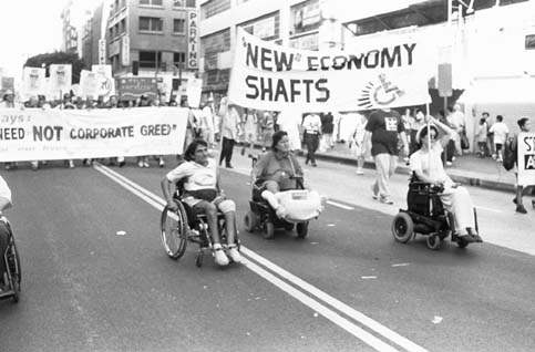 Handicapped Proteste...