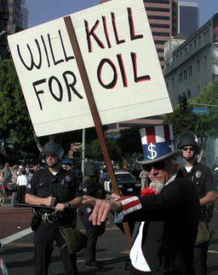 will kill for oil...