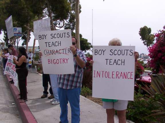 PFLAG Protests Boy S...