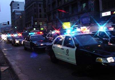 Cops on Broadway...