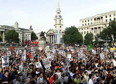 London anti-War prot...
