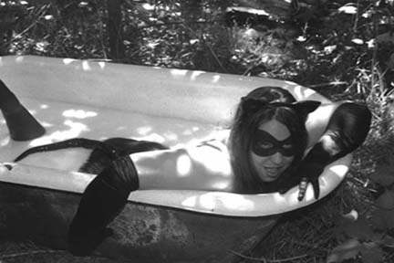 Catwoman in her milk...