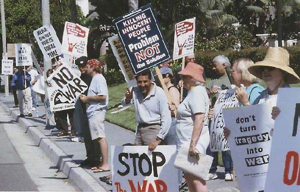 Anti-War Protestors ...