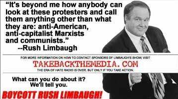 Boycott Rush Limbaug...