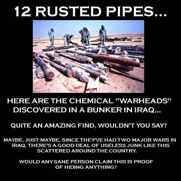 12 RUSTED PIPES...