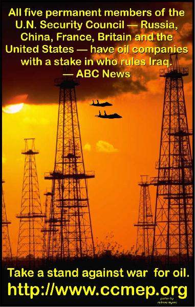 Poster: War for Oil...