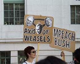 Protest Sign: Axis o...
