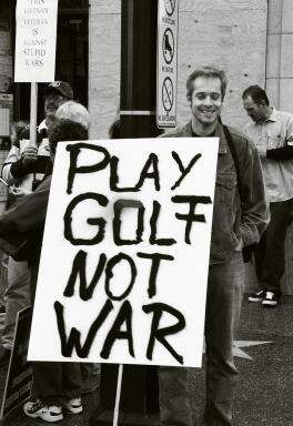 play golf not war...