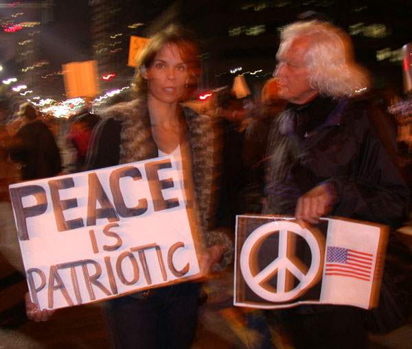 Peace is patriotic...