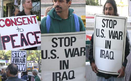 (2) Anti-War protest...