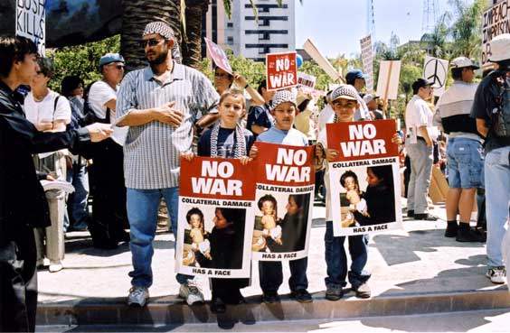 "No War"...
