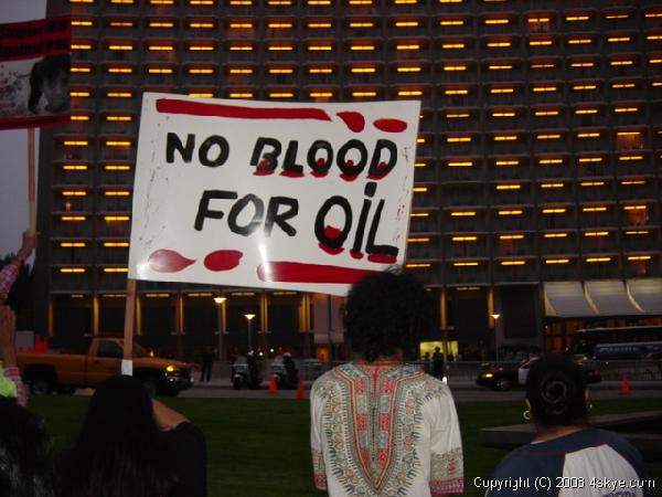No Blood For Oil!...