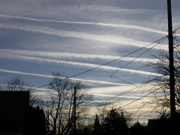 "The chemtrails...