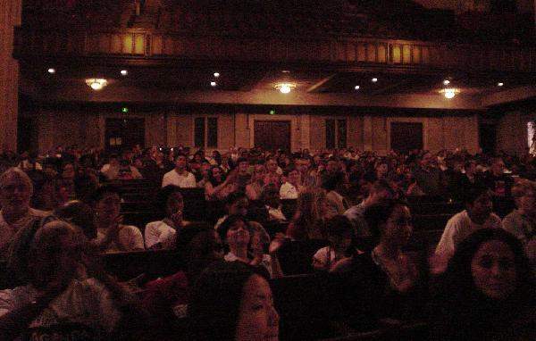 View of Audience...