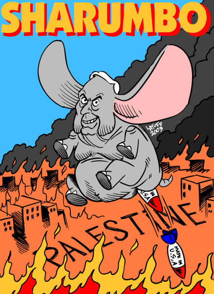 Sharumbo (by Latuff)...