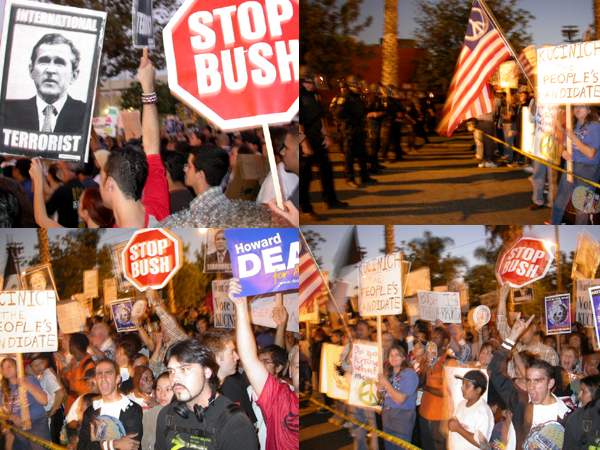Photos: Bush Protest...