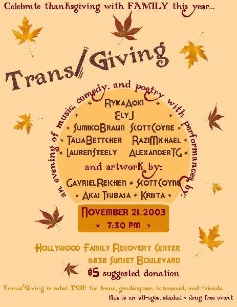 Trans/Giving Flyer...