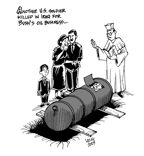 Oil kills! (by Latuf...