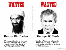 Wanted for terrorism...