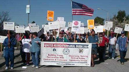 More Strikers Rally ...