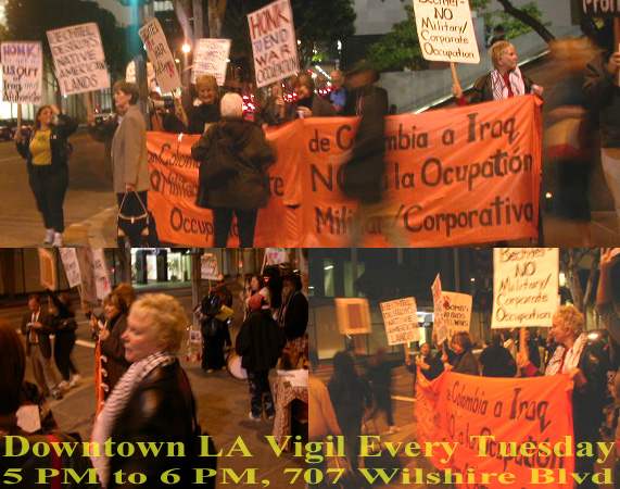 Downtown LA Vigil...