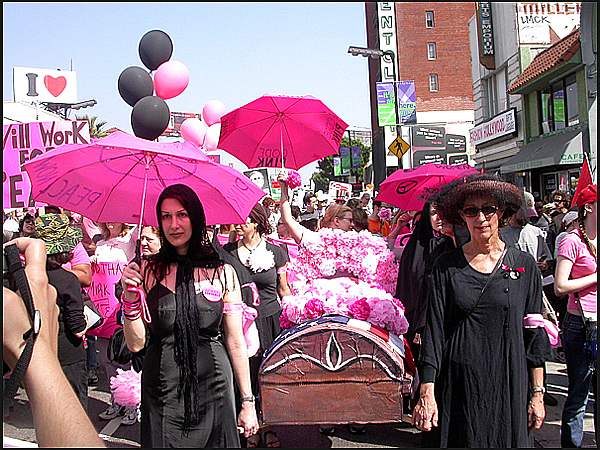 CODE PINK Protests A...