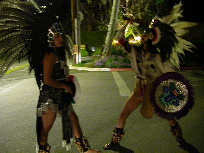 Aztec Dancers Pose...