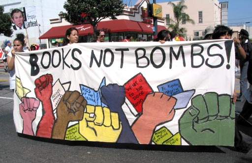 Books, not Bombs...