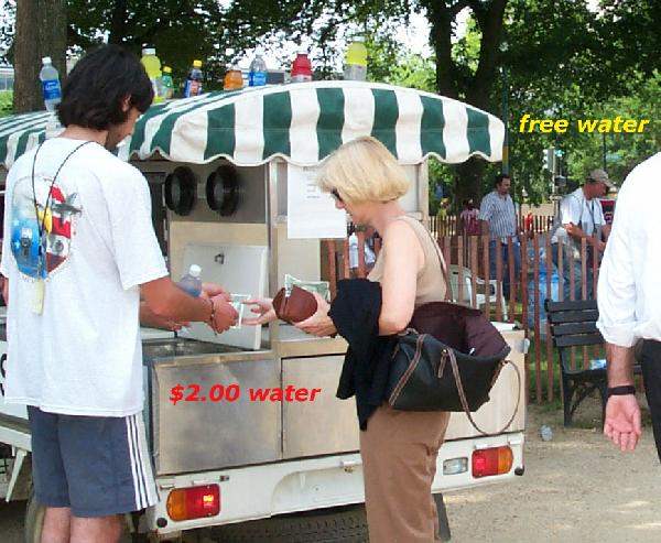 Water Vendors at the...