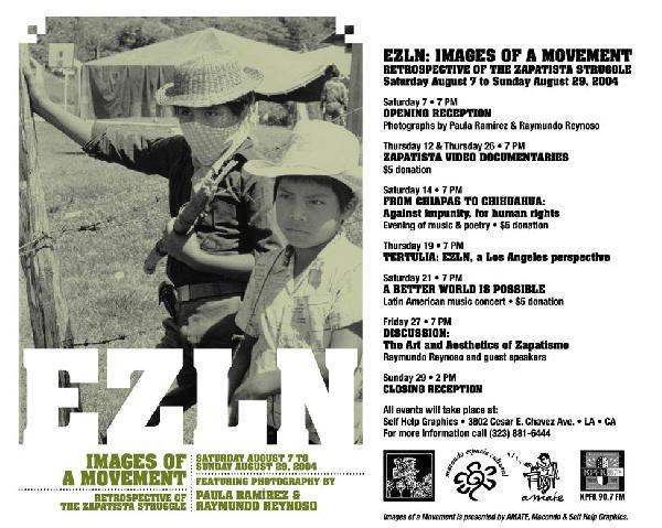 EZLN images of a mov...