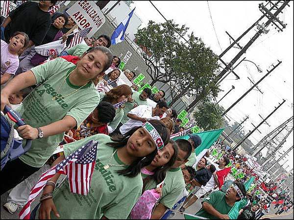 The East LA March on...