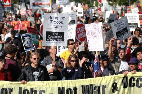 PROTEST IN HOLLYWOOD...