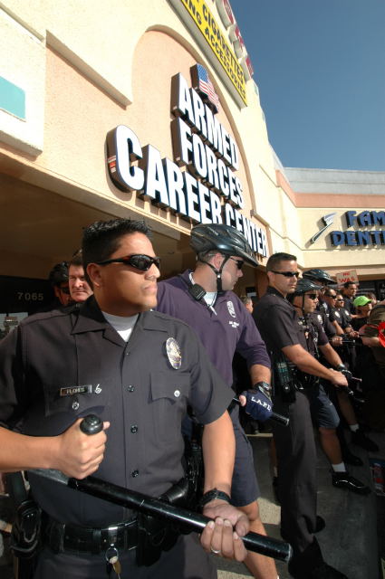 PROTEST IN HOLLYWOOD...