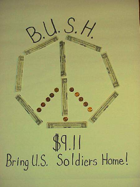 B.U.S.H. BOYCOTT, $9...