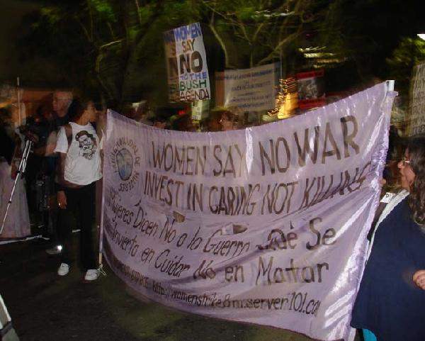 Women Say No War...