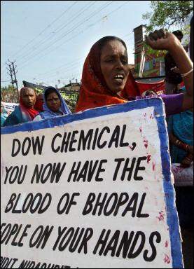 Bhopal women protest...
