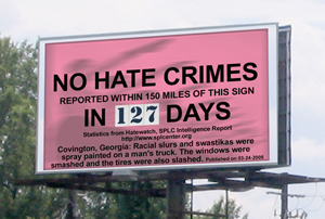 No Hate Crimes...