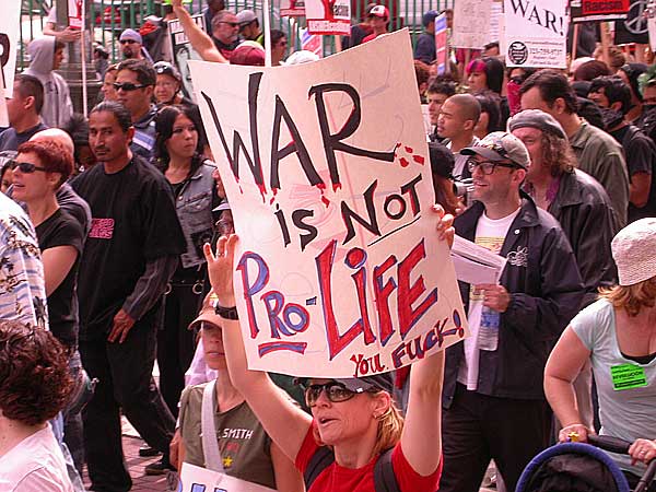 LA Anti-War March, S...