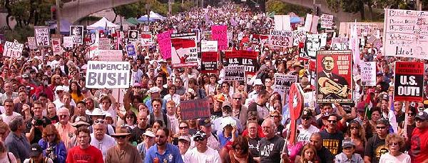 LA Anti-War March...