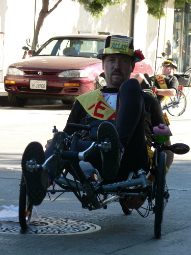 'Bent' Rider...