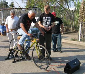 Bike powered sound s...