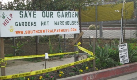 save our garden...