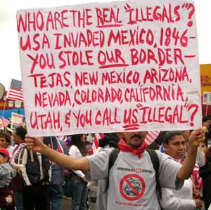 The real illegals...