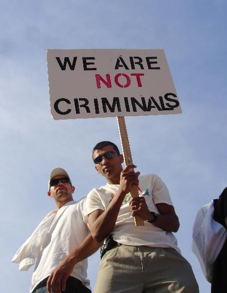 We Are Not Criminals...