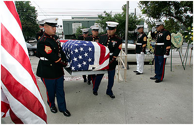 Honor Guard Carries ...