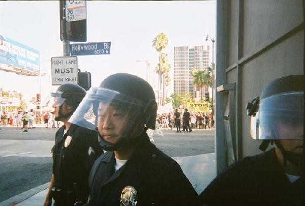 police beating...