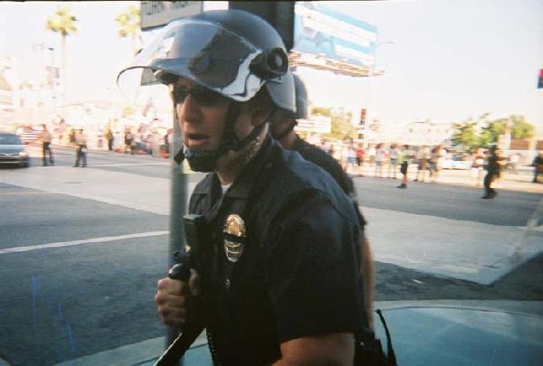 police beating...