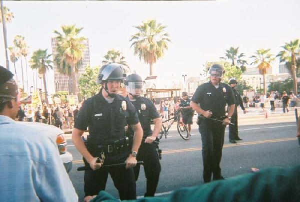 police beating...