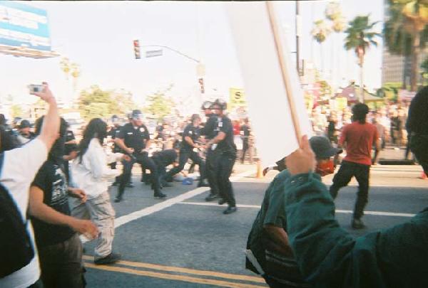 police beating...
