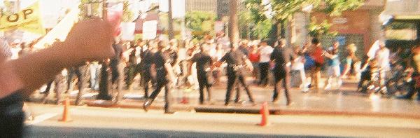 police beating...